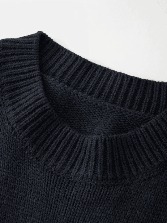 Heidi-Mode | Weinlese Skull Jacquard Pullover Sweatshirt
