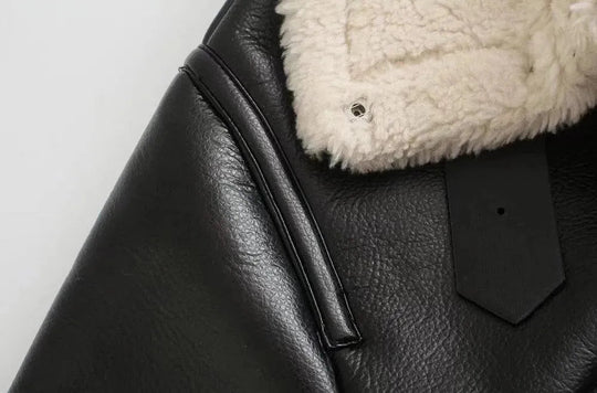 Heidi-Mode | Vintage Winter Lederjacken für Frauen