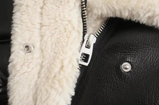 Heidi-Mode | Vintage Winter Lederjacken für Frauen