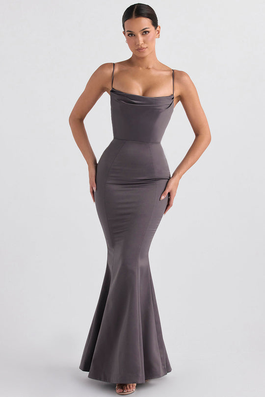 Heidi-Mode | Satin Fishtail Kleid