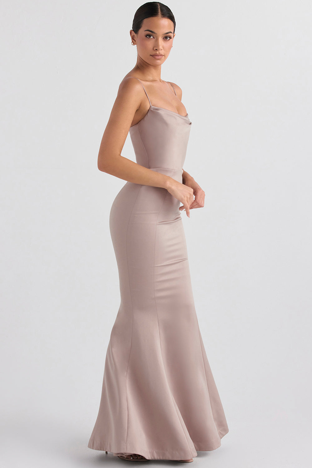 Heidi-Mode | Satin Fishtail Kleid