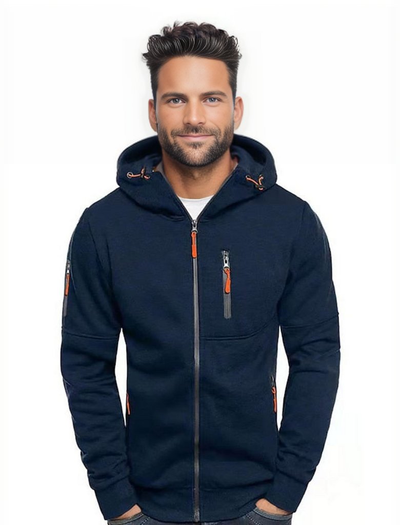 Heidi-Mode | Sportliche Herrenjacke mit Kapuze