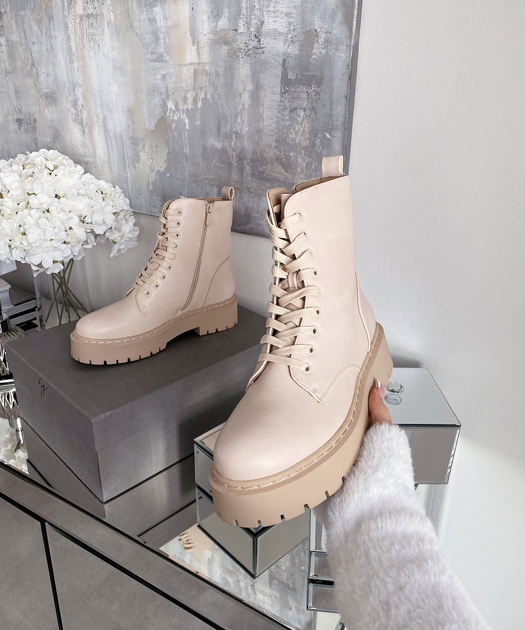 Stiefel Serena Beige