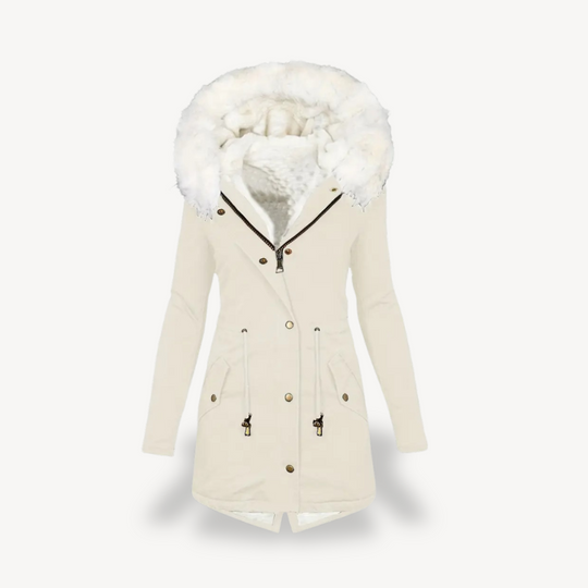 Heidi-Mode | Damen Kunstpelz Kapuzen Parka Jacke