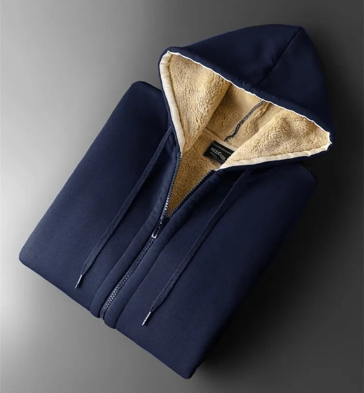 Heidi-Mode | Warme Lamm Kapuzenjacke - Oversized & Bequem