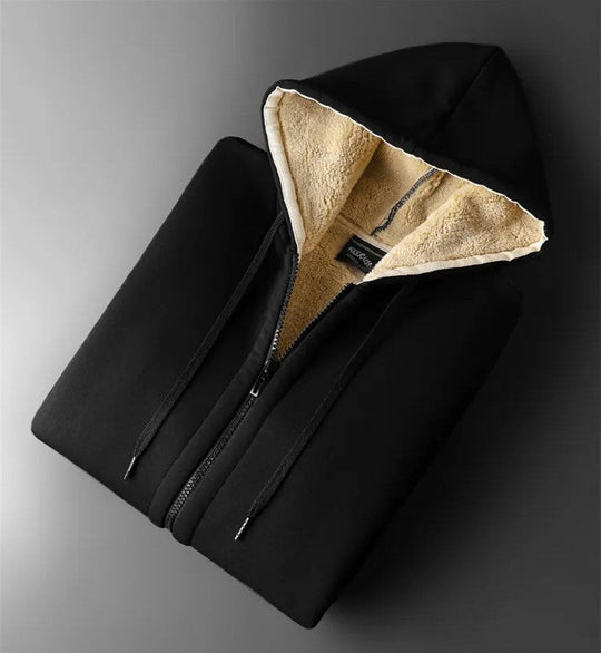 Heidi-Mode | Warme Lamm Kapuzenjacke - Oversized & Bequem