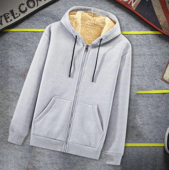 Heidi-Mode | Warme Lamm Kapuzenjacke - Oversized & Bequem