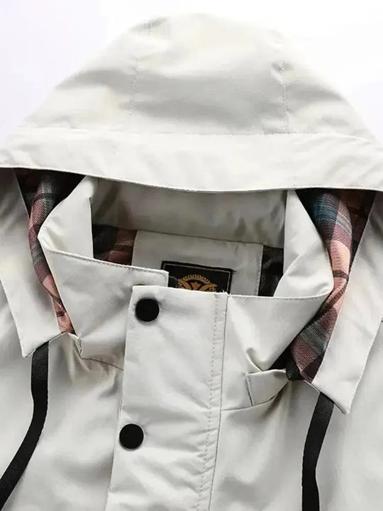 Heidi-Mode | Wasserdichte Kapuzen Herren Windbreaker Jacke