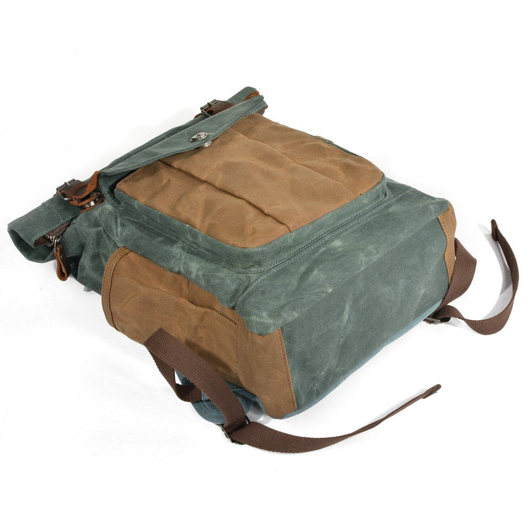 Heidi-Mode | Canvas Rolltop Rucksack Lundastyle Nachhaltig und Stilvoll für Abenteurer
