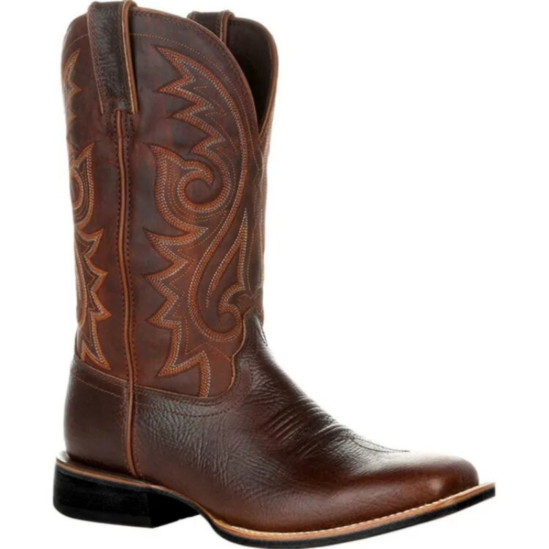 Heidi-Mode | Herren Schwarz Western Cowboystiefel