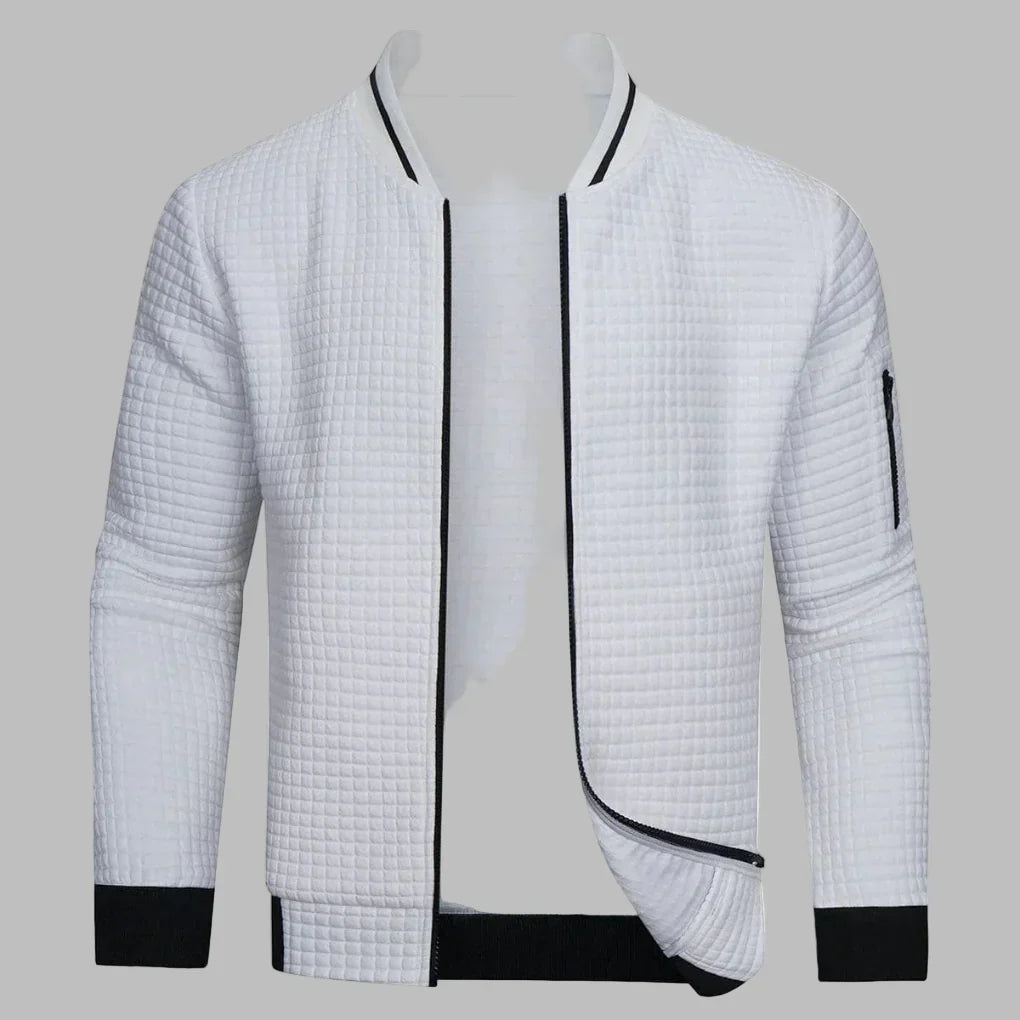 Heidi-Mode | Bequemer und Warmer Herrenpullover mit Reißverschluss