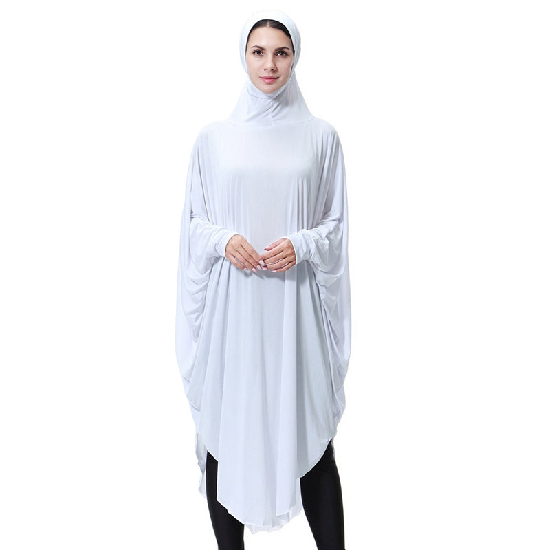 Heidi-Mode | Mikrofaser Lange Bön Jilbab mit Ärmeln für Arabische Frauen