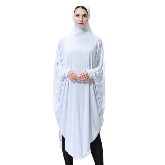 Heidi-Mode | Mikrofaser Lange Bön Jilbab mit Ärmeln für Arabische Frauen