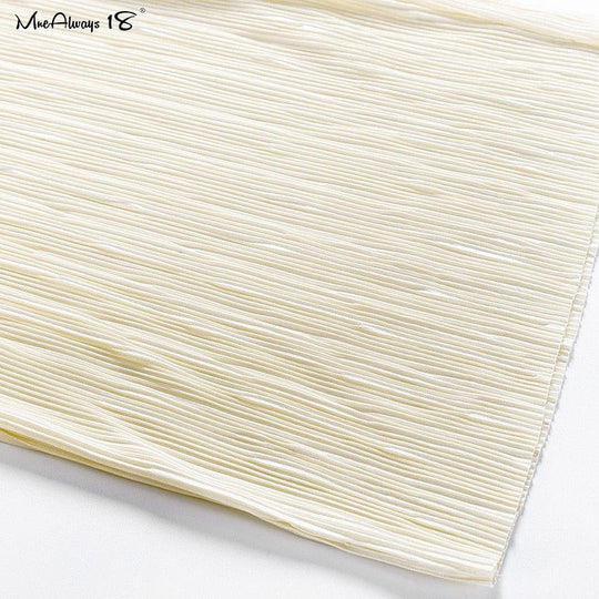 Heidi-Mode | Weite Beinform Plissierte Hose