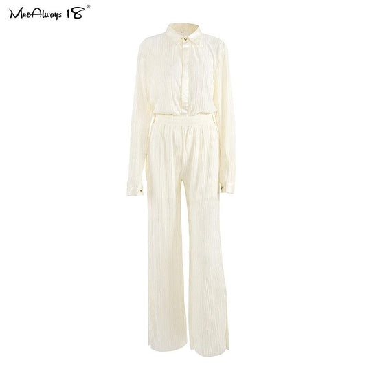 Heidi-Mode | Weite Beinform Plissierte Hose