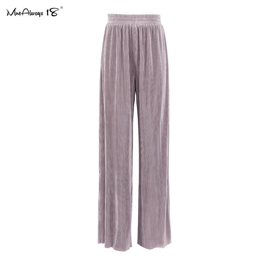 Heidi-Mode | Weite Beinform Plissierte Hose
