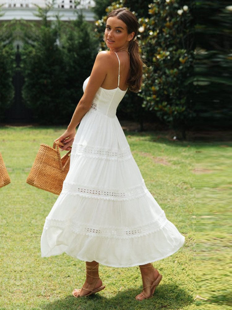 Maxi Strandjurk Met Spaghetti Bandjes