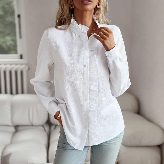 Elegante Bluse mit langen Ärmeln