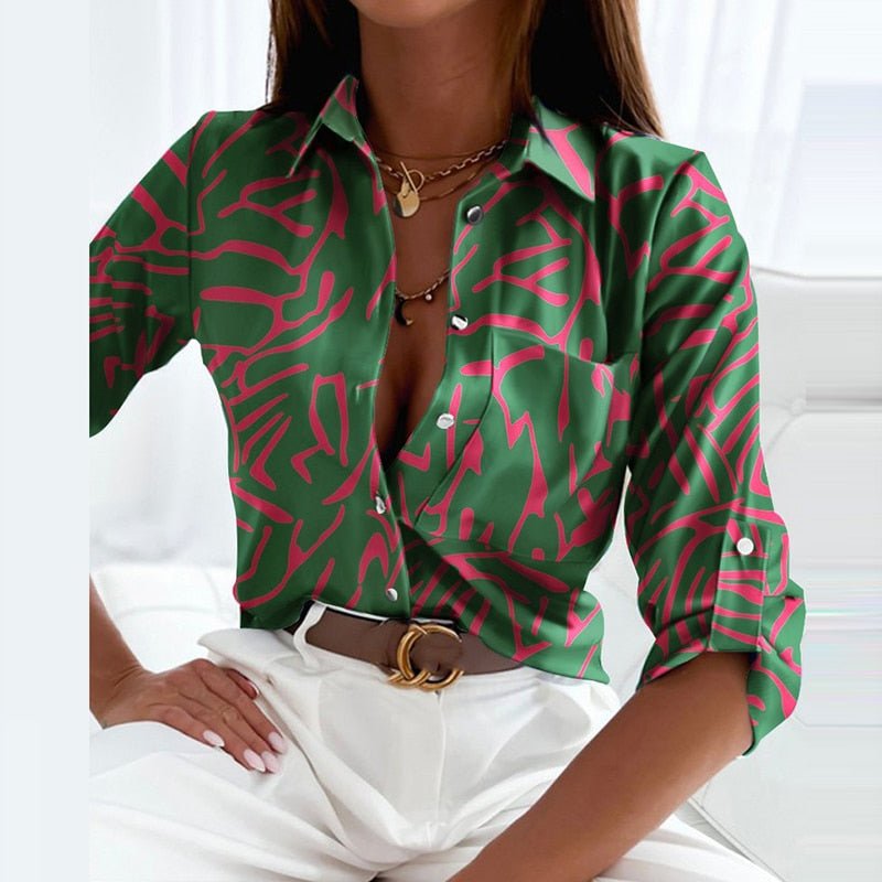 Heidi-Mode | Bluse mit Umlegekragen