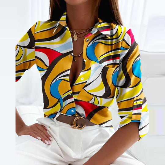 Heidi-Mode | Bluse mit Umlegekragen