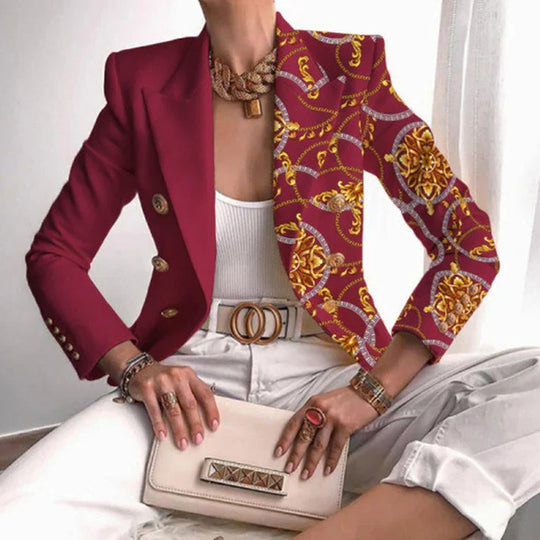 Heidi-Mode | Bedruckte Blazerjacke