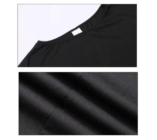 Heidi-Mode | Top Asymmetrisch Schwarz Langarm Tunika