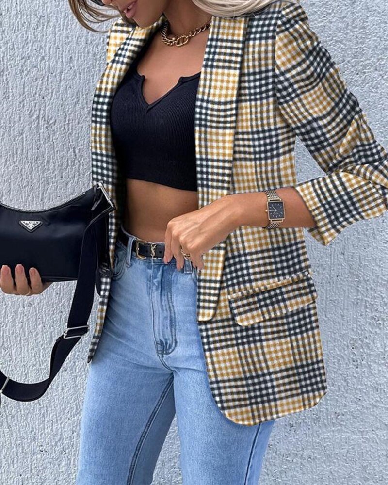 Heidi-Mode | Eleganter Taillierter Slim-Fit Blazer für Damen