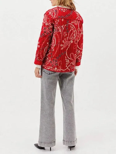 Heidi-Mode | Damen Baumwollgequilteter Mantel