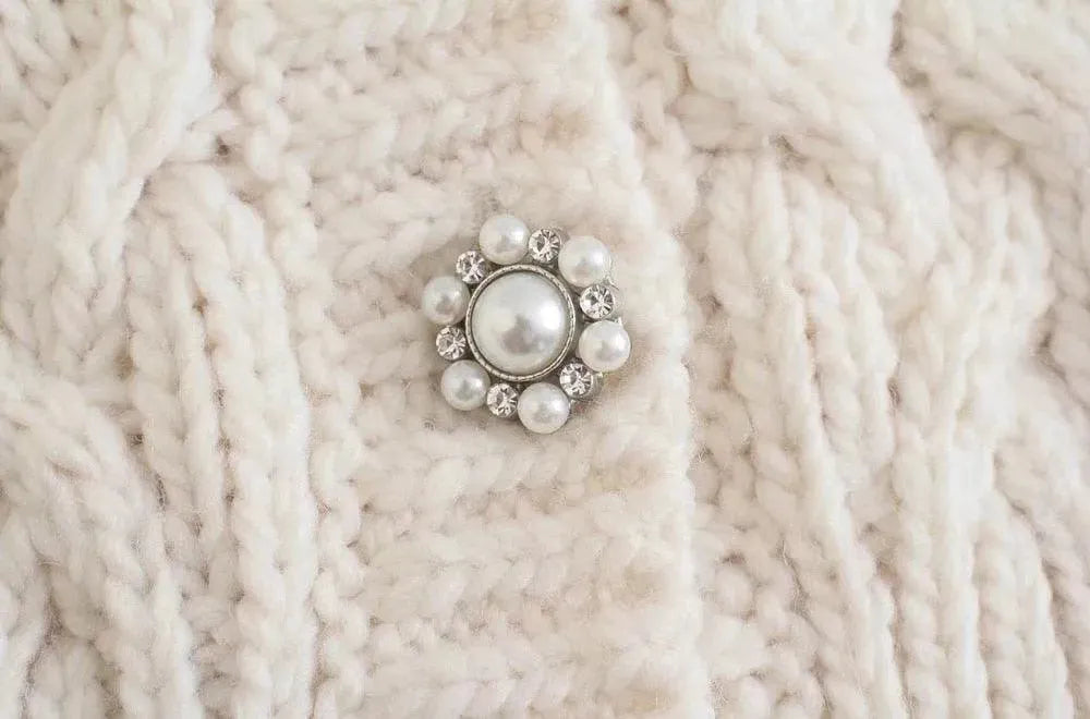 Heidi-Mode | Crop Weinlese Strickjackes Pullover