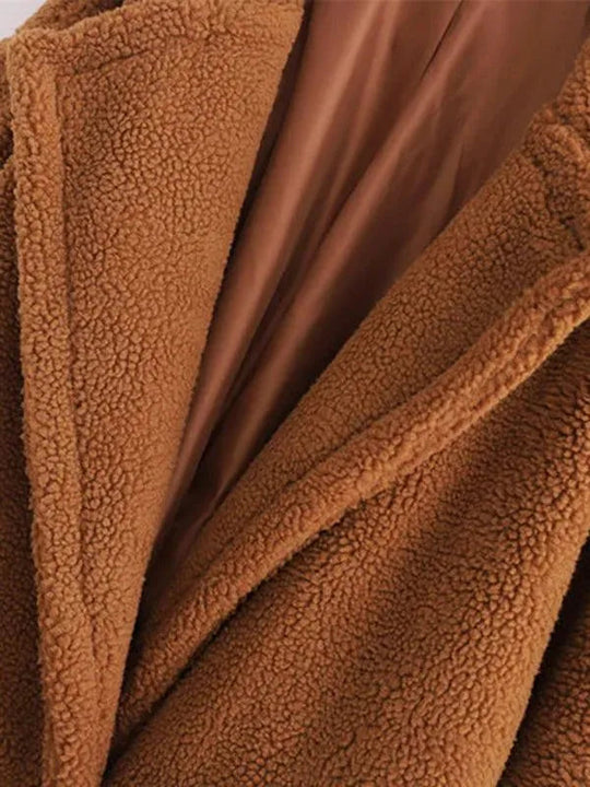 Heidi-Mode | Damen Warmer Fell Wollmantel