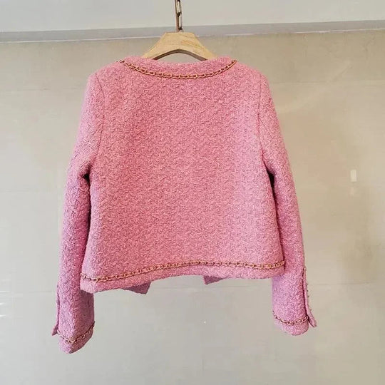 Heidi-Mode | Damen Tweed Slim Fit Jacke