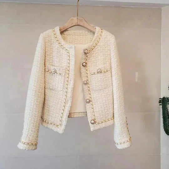 Heidi-Mode | Damen Tweed Slim Fit Jacke