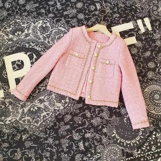 Heidi-Mode | Damen Tweed Slim Fit Jacke