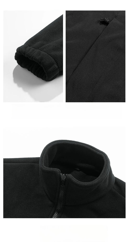 Heidi-Mode | 3-in-1 Fleece-Winterjacke mit Kapuze für Damen