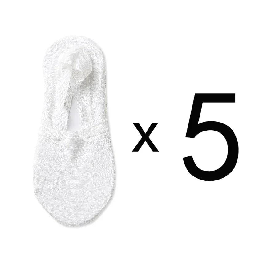 Heidi-Mode | Damen Bestseller Spitze Blume Antiskid Knöchelsocken