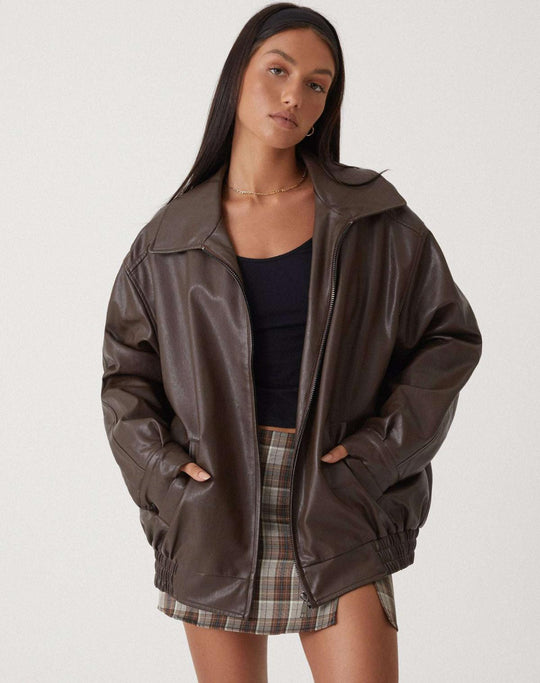 Heidi-Mode | Lockere Lederjacke