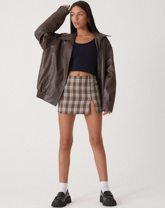 Heidi-Mode | Lockere Lederjacke
