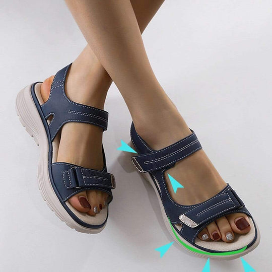 Heidi-Mode | Ergonomische Sandalen mit Offener Zehenpartie