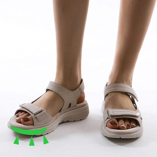 Heidi-Mode | Ergonomische Sandalen mit Offener Zehenpartie