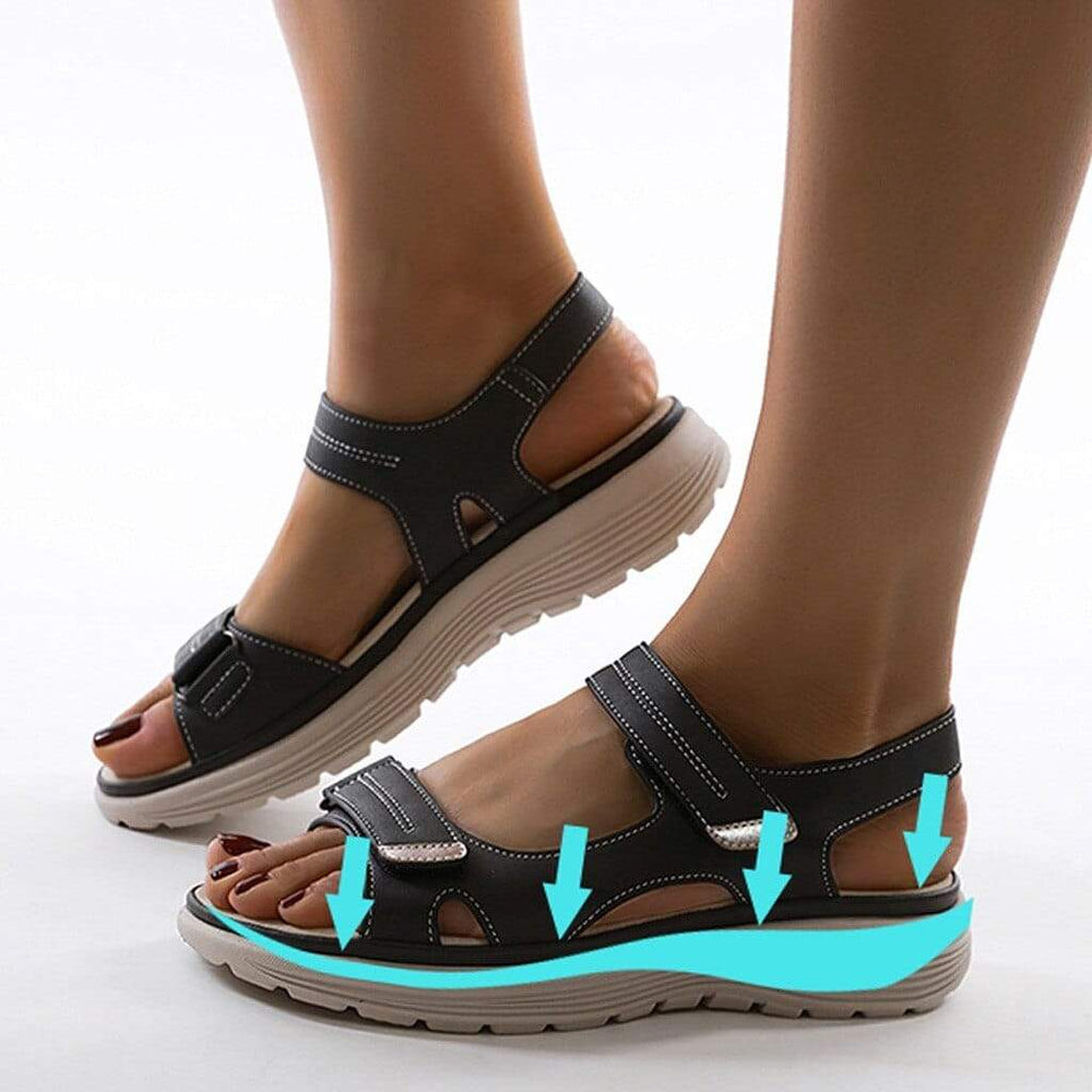 Heidi-Mode | Ergonomische Sandalen mit Offener Zehenpartie