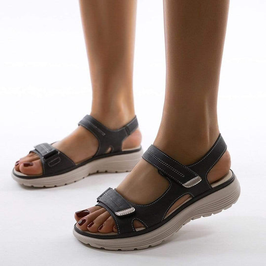 Heidi-Mode | Ergonomische Sandalen mit Offener Zehenpartie