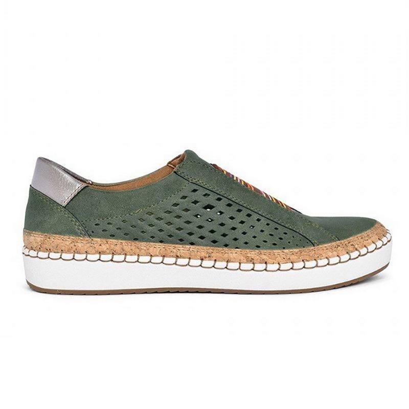 Heidi-Mode | Damen Atmungsaktive Slip-On Hallux Schuhe