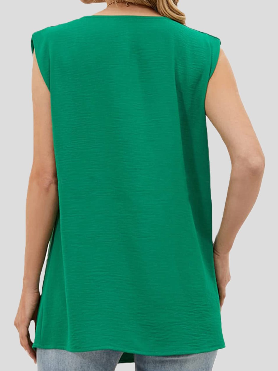 Heidi-Mode | Damen Tank Tops Schal Kragen Ärmelloses Tank Top