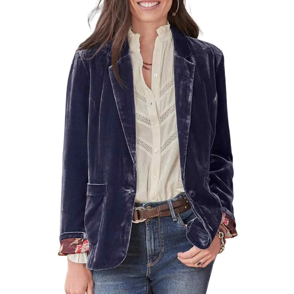 Heidi-Mode | Blazer aus Samt für Damen