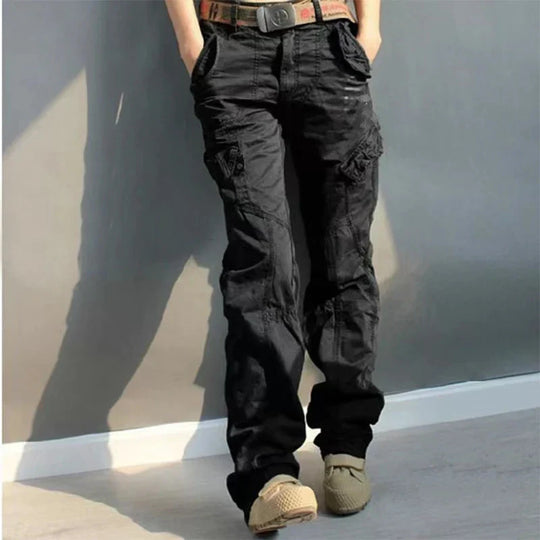 Heidi-Mode | Damen Niedrig Geschnittene Cargo-Hosen Lässig Trendy