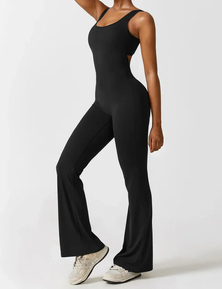 Heidi-Mode | Frauen offene Rücken Jumpsuit