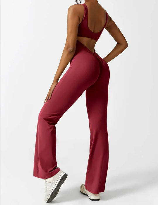 Heidi-Mode | Frauen offene Rücken Jumpsuit