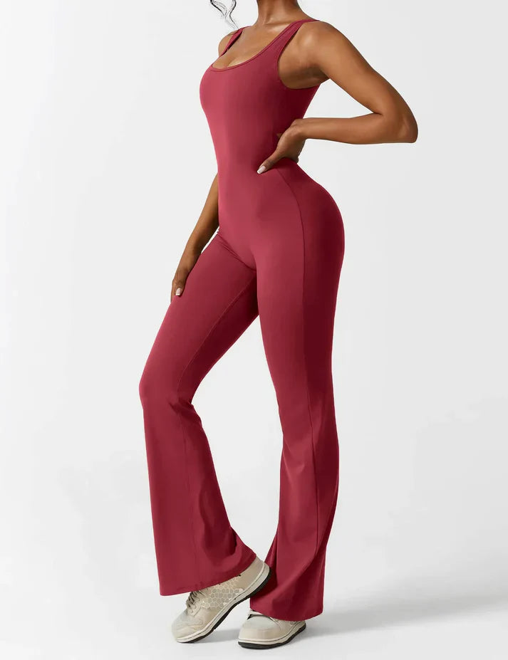 Heidi-Mode | Frauen offene Rücken Jumpsuit