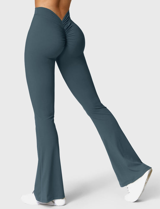 Heidi-Mode | Ausgestellte Leggings mit V-Ausschnitt