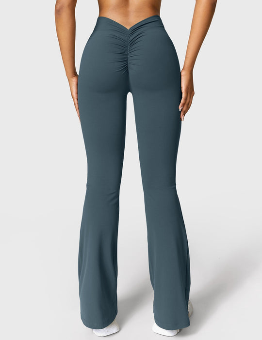 Heidi-Mode | Ausgestellte Leggings mit V-Ausschnitt